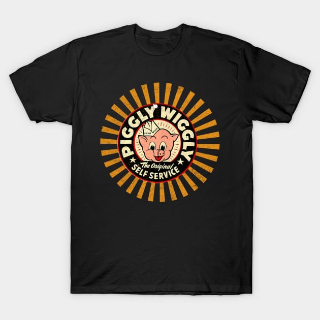Piggly Wiggly - Vintage T-Shirt by KurKangG